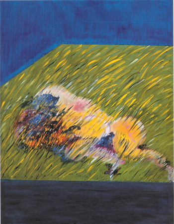 Francis Bacon Figure sull'erba, 1956  Olio su tela cm. 152x117,8