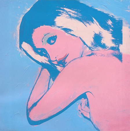 ANDY WARHOL Portrait of Baroness Sylvia de Valdner, 1971 Acrilico e inchiostro serigrafico su tela cm. 101,7x101,7