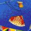 L'ARCA DEI MUSICISTI, 2002 Tecnica mista polimaterica su tela, cm 50x150 